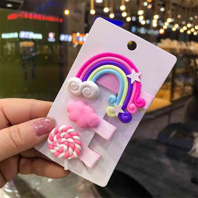 4er Set Blumen-Haarspangen – Bunte Krokodil-Clips Mit Acryl-Blüten, Für Dickes & Dünnes Haar